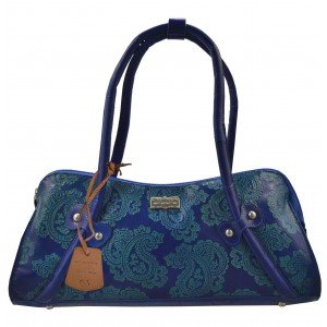 arpera | Leather Handbag | C11331-5 | Blue